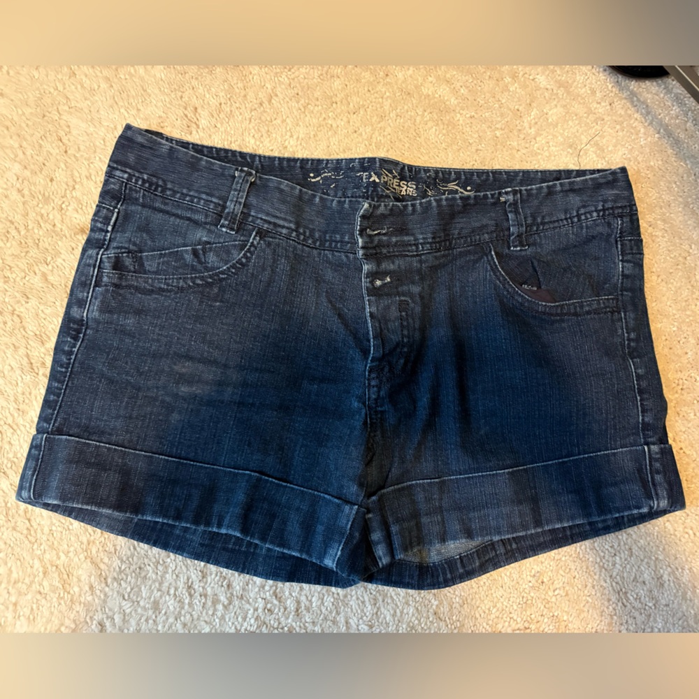 Dark Blue Denim Shorts express size 12